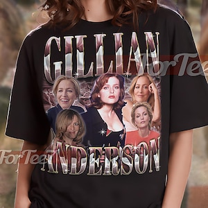 GILLIAN ANDERSON Shirt, Gillian Anderson Homage Tshirt, Gillian Anderson Fan Tees, Gillian Anderson Retro 90s Sweater #saf