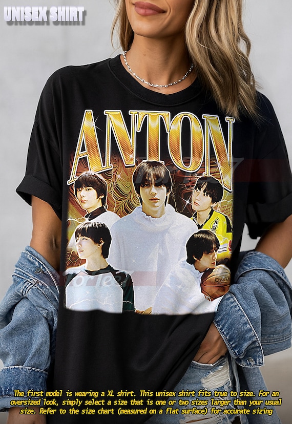 RIIZE ANTON ライズ アントン Tシャツ グッズ ユニフォーム セット ANTON Riize Shirt, Anton Idol Tshirt, Anton Idol Kpop Tees, Anton