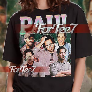 Vintage shirt PAUL RUDD, T-shirt paul rudd Hommage, paul rudd fan Tees, paul rudd retro jaren 90 trui, paul rudd Merch cadeau #saf