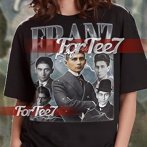 FRANZ KAFKA Bootleg Tshirt, Franz Kafka 90er Jahre Vintage T-Shirt, Franz Kafka Retro Sweatshirt, Franz Kafka Hoodie, Literaturgenie #Saf