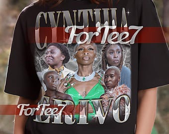 CYNTHIA ERIVO Vintage Shirt, Cynthia Erivo Homage Tshirt, Cynthia Erivo Fan Tees, Cynthia Erivo Retro 90s Sweater, Cynthia Erivo Merch #tpc