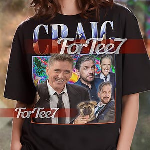 CRAIG FERGUSON Vintage Shirt, Craig Ferguson Homage Tshirt, Craig Ferguson Fan Tees, Craig Ferguson Retro 90s, Craig Ferguson Merch #tpc