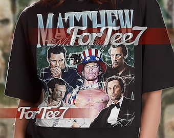 MATTHEW MCCONAUGHEY Vintage Shirt, matthew mcconaughey Homage Tshirt, matthew mcconaughey Tees, matthew mcconaughey Retro 90s Sweater #saf