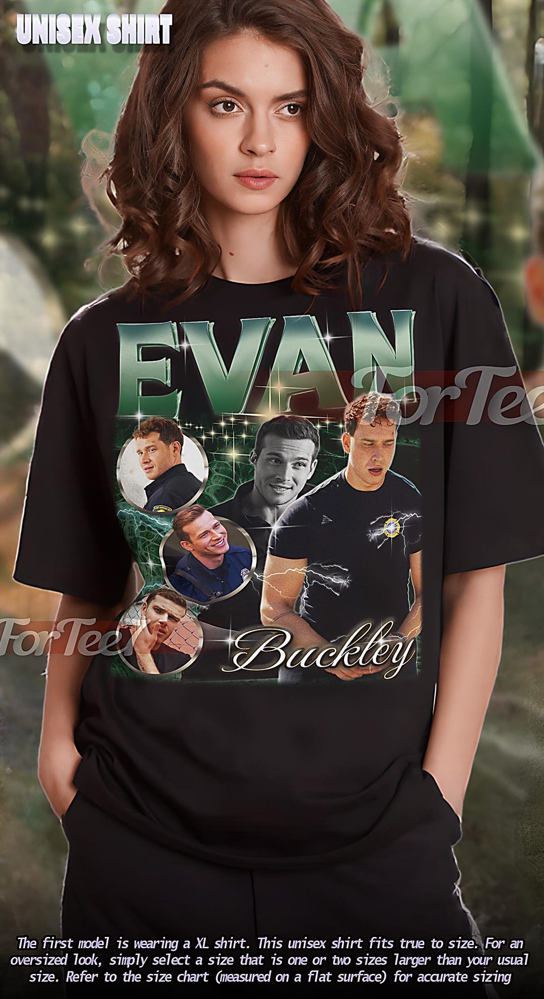 EVAN BUCKLEY Vintage Shirt, Evan Buckley Homage Tshirt, Evan - Main Image