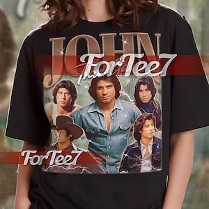 JOHN TRAVOLTA Bootleg Tshirt, John Travolta 90s Retro Tee, John Travolta Vintage Sweatshirt, John Travolta Hoodie, Hollywood Icon #Saf