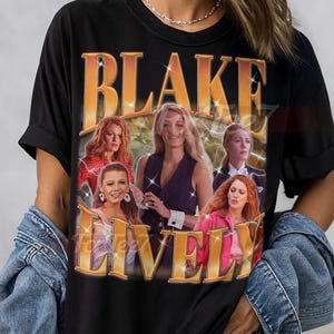 BLAKE LIVELY Shirt, Blake Lively Vintage Tshirt, Blake Lively Fan, Blake Lively Retro 90s Sweater, Blake Lively Merch #saf