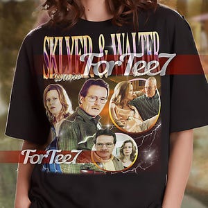 Skyler & Walter White shirt, Walter White Vintage Shirt, Walter White Homage Tshirt, Walter White Retro 90s Sweater #Saf