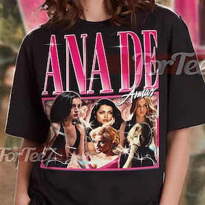 ANA DE ARMAS Vintage Shirt, Ana De Armas Homage Tshirt, Ana De Armas Fan, Ana De Armas Retro 90s Sweater, Ana De Armas Merch #saf