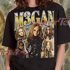M3GAN Vintage Shirt, M3Gan Homage Tshirt, M3Gan Fan, M3Gan Retro 90s Sweater, M3Gan Merch #saf