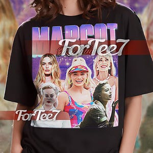 MARGOT ROBBIE Vintage Shirt, margot robbie Homage Tshirt, margot robbie Fan Tees, margot robbie Retro 90s Sweater, margot robbie Merch #saf