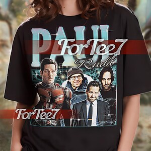 Shirt PAUL RUDD, T-shirt Paul Rudd Hommage, T-shirts Paul Rudd Fan, T-shirts Paul Rudd Retro jaren 90, Paul Rudd Merch Gift #saf