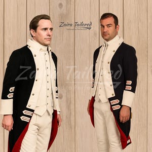 Napoleon Bonaparte Military Frock Coat - 18th Century French