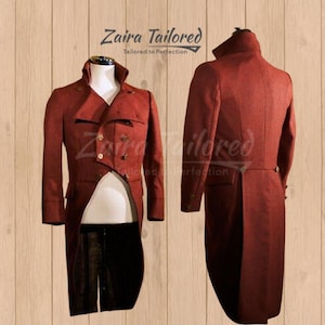Men&#39;s Military Tailcoat – Victorian And Steampunk Custom Frock Coat for Historical Reenactments & Cosplay