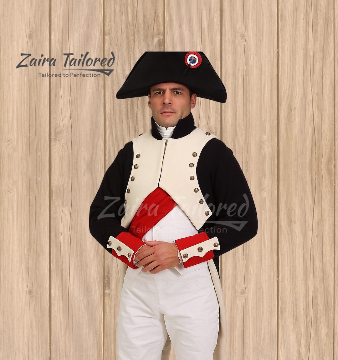 19世紀ナポレオンの制服 - 歴史再現コスプレ用ナポレオンコスチューム