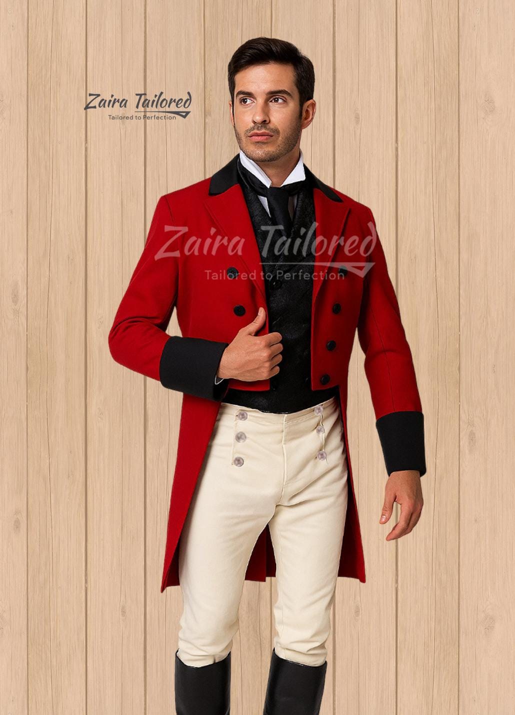 Mens Red Tailcoat UK