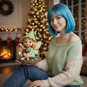 Süßer Feen und Wald Freunde Teelicht Halter, Kawaii Fairy Garden Kerzen Dekor, Einzigartiges Geschenk zum Valentinstag