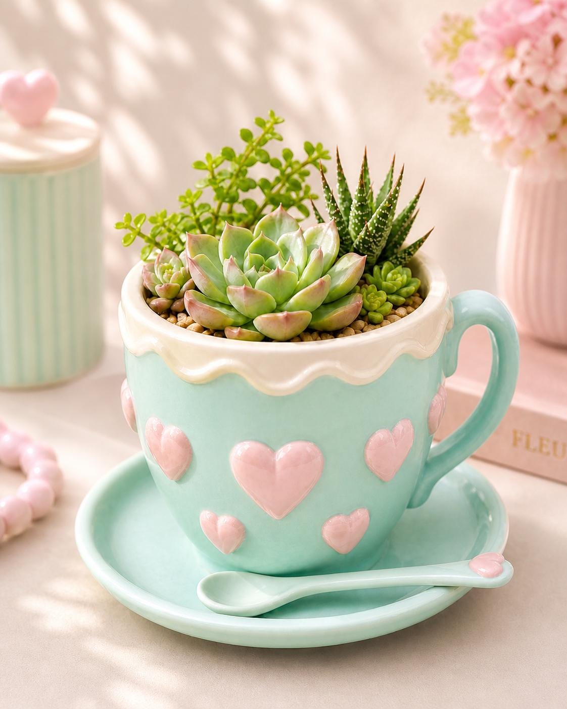 Teacup Succulent - Etsy Singapore