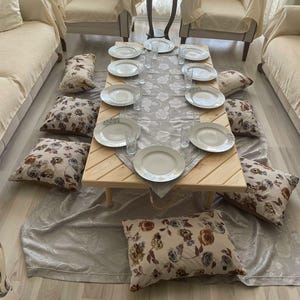 mesa de asiento bajo, mesa de madera, mesa de picnic, mesa boho, mesa de picnic para automóvil, mesa plegable, mesa plegable,