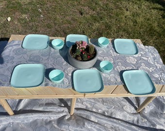 Handmade Folding Picnic Table: Boho Beach Camp Table