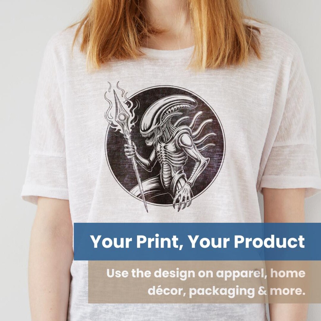Xenomorph Vanguard Alien SVG, Alien Art, Sci-fi Design, Digital ...