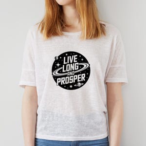 Live Long and Prosper SVG – Star Trek Quote Vector Design for Cricut, T-Shirts, Mugs, Posters, DIY Crafts, Vulcan svg, Star Trek SVG Bundle