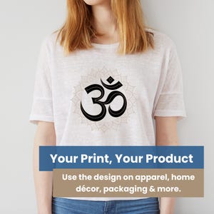 Symbole hindou Om SVG, SVG de yoga, méditation Svg, fichier de coupe spirituel, téléchargement numérique Om, téléchargement immédiat, clipart Om, Om spirituel hindou Svg
