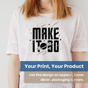 Star Trek Quote Typography Svg for Cricut, Make It So Svg File, Black Color Typography For Real Star Trek, T-Shirts, Posters, Mugs, Png, Pdf