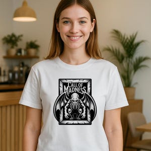 Cthulhu Monster SVG: Lovecraftian Digital Art for T-shirts, Posters (Personal Use Only)
