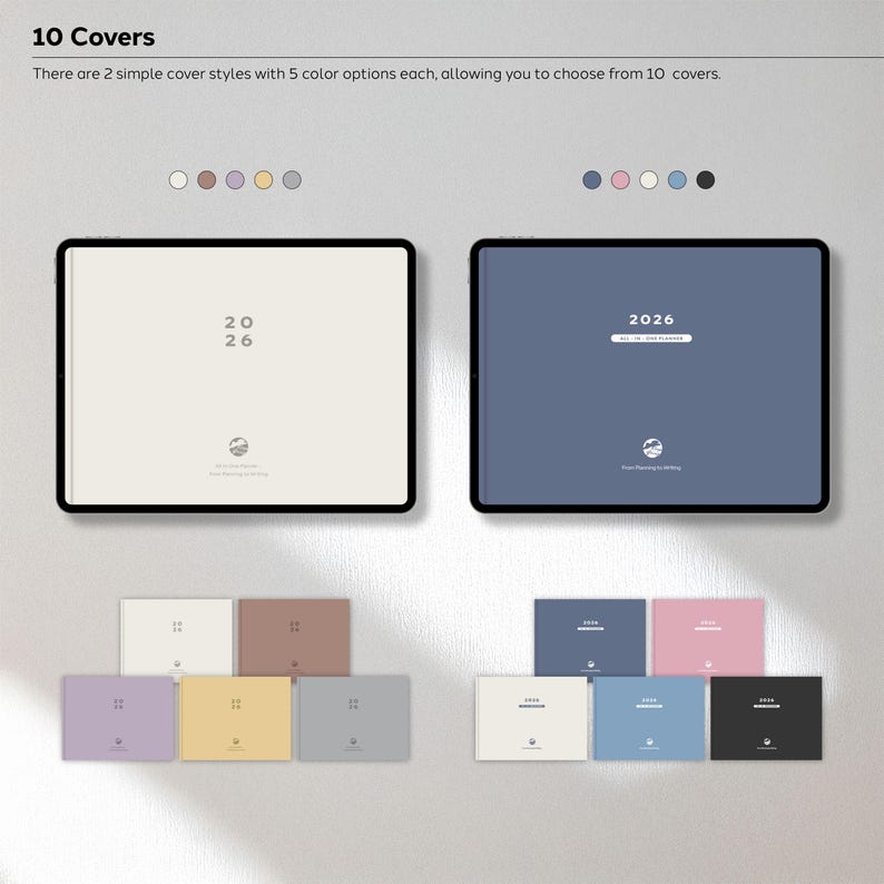 2026 Digital Planner for Goodnotes | All-in-one iPad Planner (PDF, PNG ...