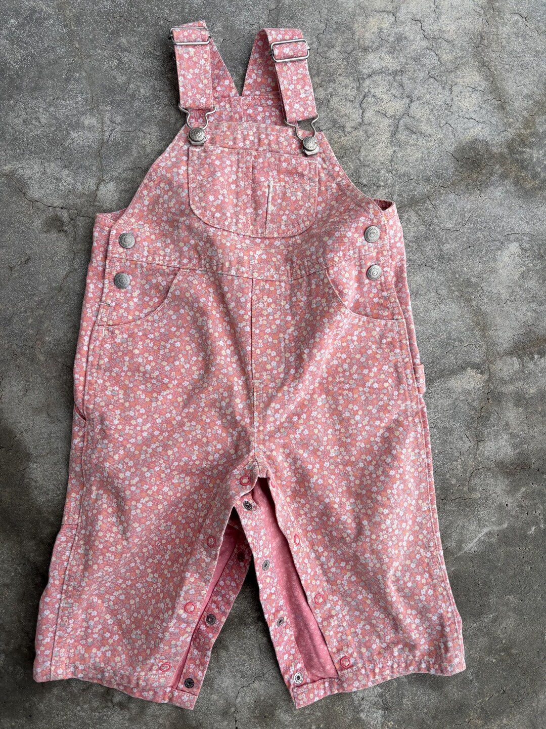 Aster and Oak Mauve Pink Knit Pocket Overalls