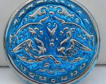 Zwei Drachen-Tschechische Glas-Taste