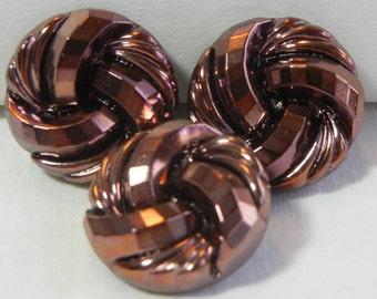 Kleiner Knoten-Tschechische Glas-Taste (3)