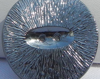 Sew Through with Rays Czech Glass Button