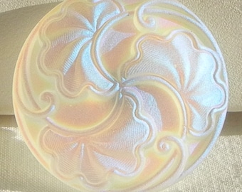 Ginkgo Leaf Czech Glass Button