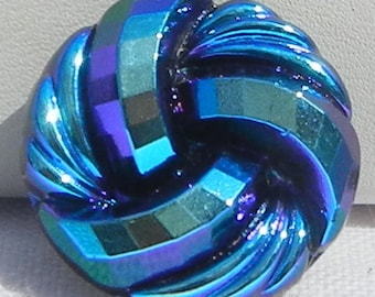 Knot Czech Glass Button