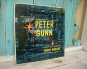 Peter Gunn, Vintage Vinyl, Henry Mancini Soundtrack, Music Album, 50 39 s Gifts, Mid Century Television Series, TV Gifts for Him, His Birthday