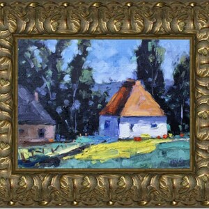 HARMONY CALIFORNIA, contemporary impressionist, plein air original oil painting 画像 4