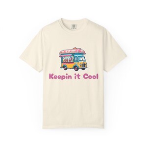 Ice Cream Truck T-Shirt, Keepin&#39; It Cool Tee, Summer Vibes Shirt, Fun Graphic Tee, Perfect for Ice Cream Lovers