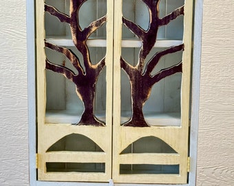 TREE DECOR bath vanity wall mount cabinet storage