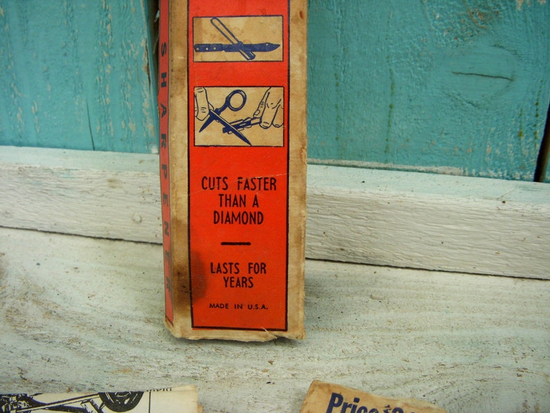 Vintage scissor sharpener knife gadget kitchen decor sewing Etsy