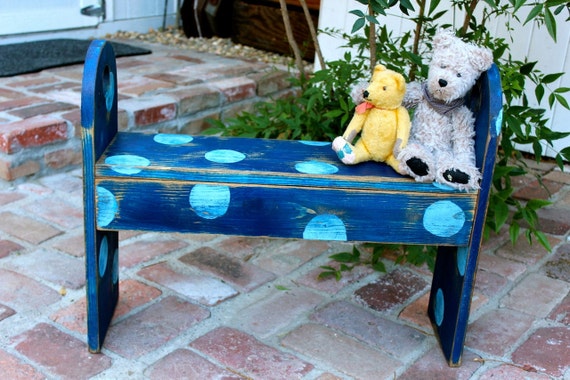 Small Wood Bench Decorative Shelf Bathroom Storage Decor Etsy
