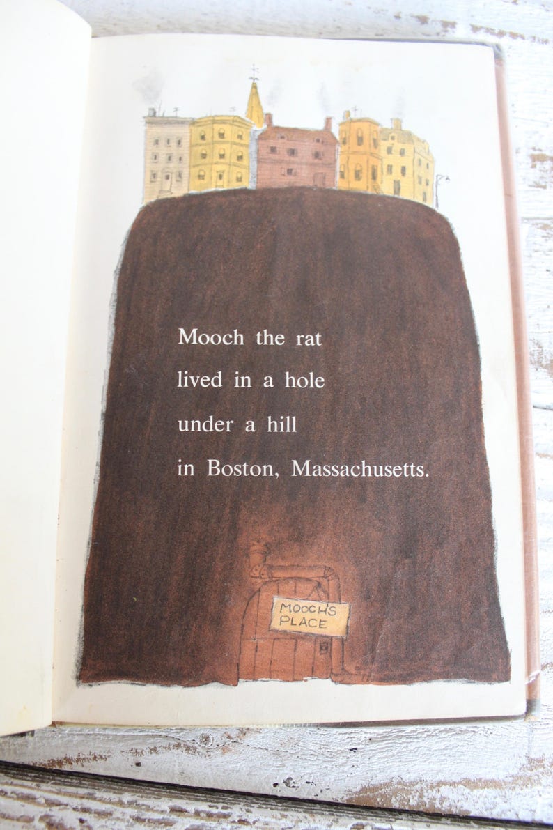 MOOCH THE MESSY, first edition rare children storybook, Rat story image 5