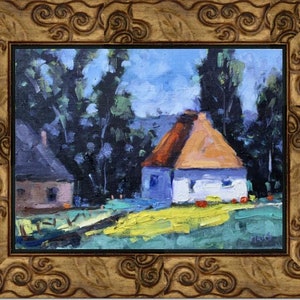 HARMONY CALIFORNIA, contemporary impressionist, plein air original oil painting 画像 8