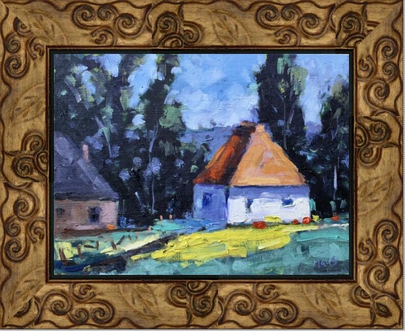 HARMONY CALIFORNIA, contemporary impressionist, plein air original oil painting image 8