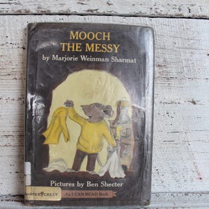 MOOCH THE MESSY, first edition rare children storybook, Rat story image 8