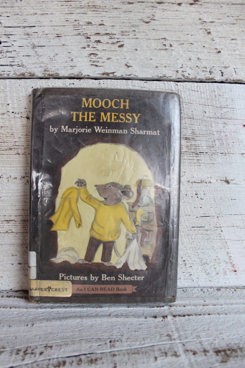 MOOCH THE MESSY, first edition rare children storybook, Rat story image 8