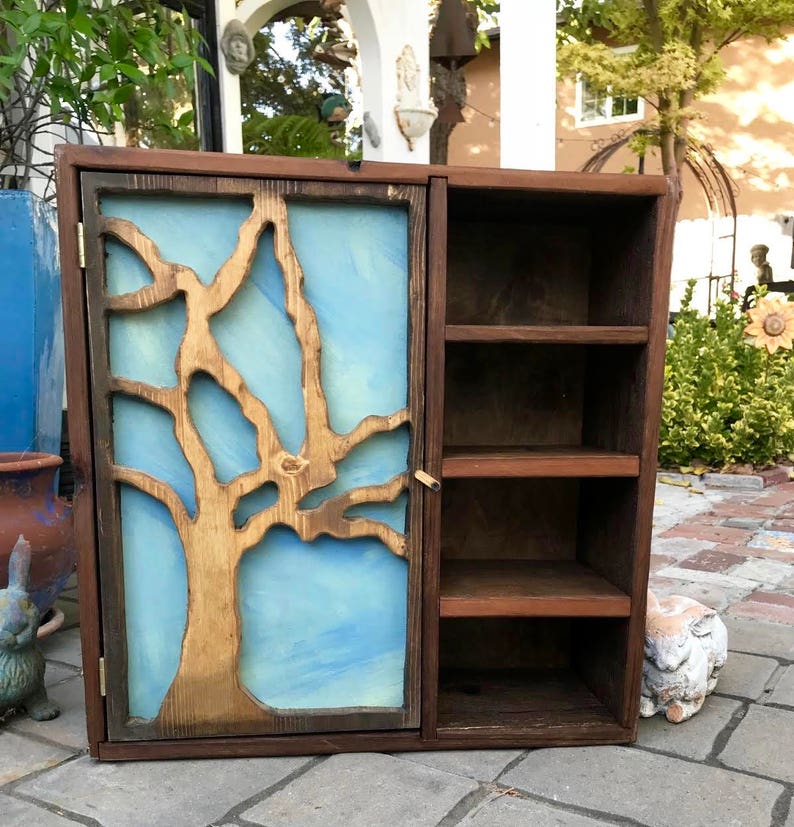 Bathroom Storage Cabinet Bathroom Cabinets Rustic Cabinet Etsy