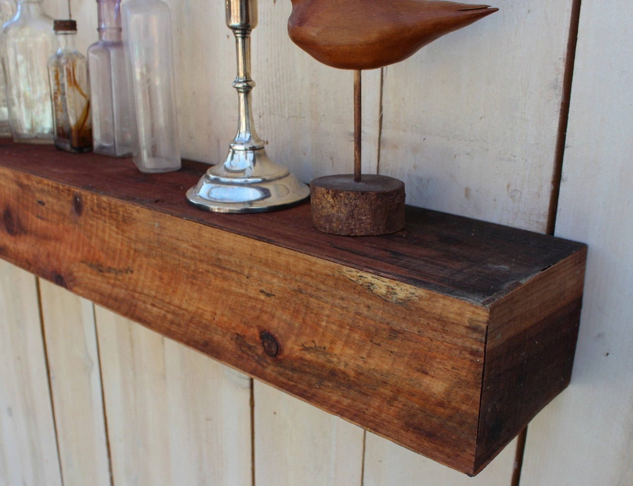 Floating Shelves Handmade Reclaimed Rustic Wood Floating Etsy