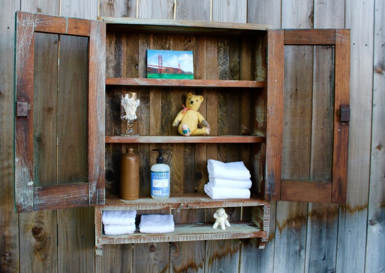 Bathroom Medicine Cabinet Bath Storage Bathroom Storage Etsy