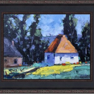 HARMONY CALIFORNIA, contemporary impressionist, plein air original oil painting 画像 6